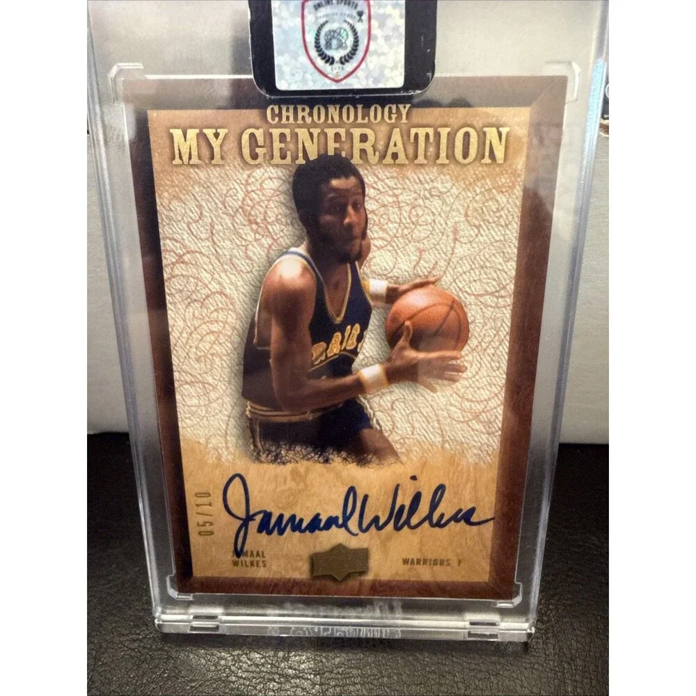 2007 Gold Chronology Jamaal Wilkes Auto Card /10 MG-JW 💥🔥🔥